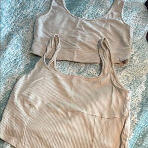Aerie cropped tanks